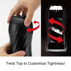 TENGA Tickle Air-Tech Twist Masturbator mechanism