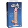 The 6-inch vibrating dildo has realistic details and variable speed control