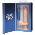 Realistic 6-inch Vibrating Dildo by Doc Johnson comes in an attractive box