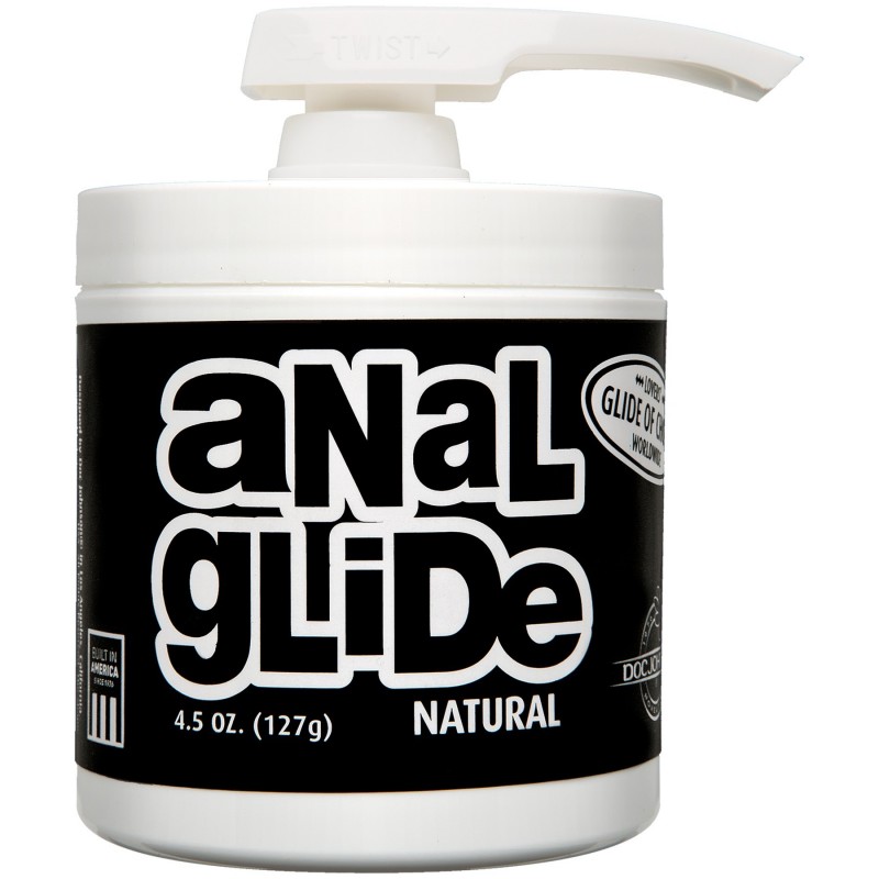 Anal Lube Natural Pump Dispenser 175ml is on-hand for quick and clean access