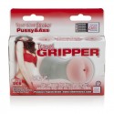The back of the box for the Travel Gripper Pussy And Ass Masturbator