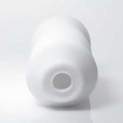 The Tenga 3D Spiral is turned inside out to place the texture on the inside of the tunnel