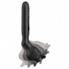 The vibrating and sucking tip of the Vibrating Roto Sucker Masturbator moves freely as you do