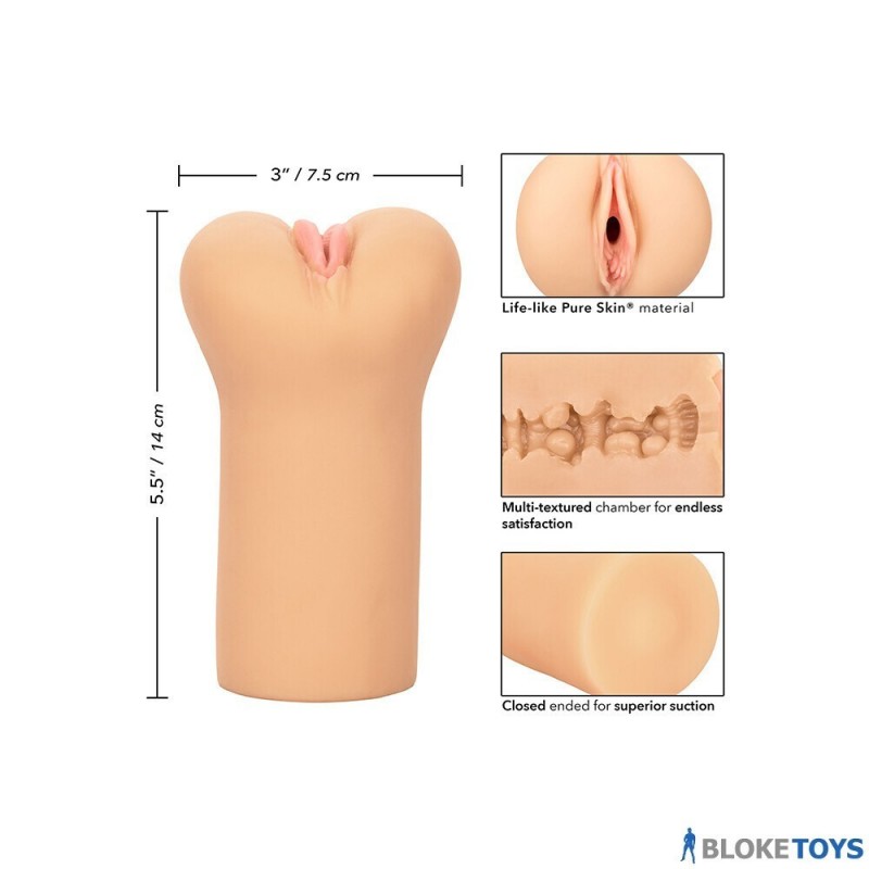 Boundless Vulva Masturbator Flesh Pink