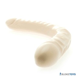 18 Inch Double Ended Dildo is made of quality silicone with veined details