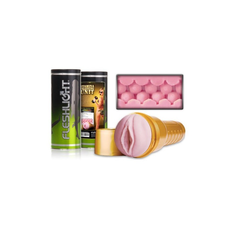 Fleshlight Stamina Training Unit has a vagina opening leading into an extremely popular textured tunnel